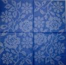 128 Pattern - 3-ply (blue)